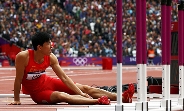 Atleta chino Liu Xiang descarta retirarse tras fracaso en Londres 2012