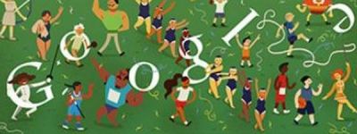 La ceremonia de clausura, nuevo 'doodle' de Google