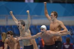 Records y épica revancha de Francia sobre Estados Unidos y Phelps en natación olímpica