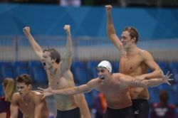 Records y pica revancha de Francia sobre Estados Unidos y Phelps en natacin olmpica