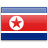 Bandera de Corea del Norte